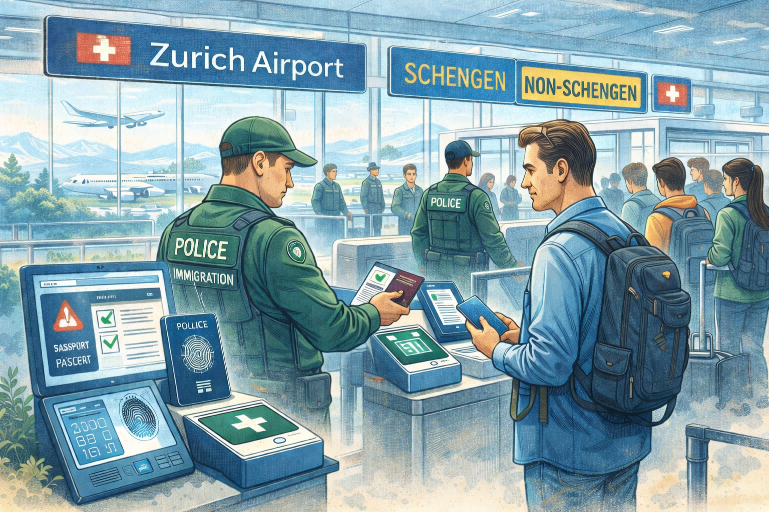 Border control ZRH