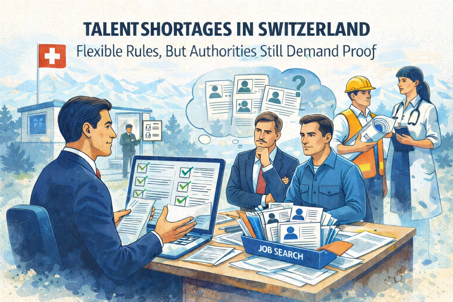 Talent Shortage at Swiss border